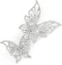 ELABEST Butterfly Rhinestone Brooch Shining Crystal Badges Bling Novelty Pins for Jackets Skirt Wedding Bridal Bridesmaid Costume Jewelry Accessor...