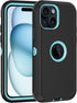 for iPhone 15 Plus Case, with Built in Screen Protector Heavy Duty Drop Protection, Full Body Rugged Shockproof Dust Proof Protective Phone Cover ...