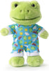 9-Inch Cute Frog Plush , Soft Stuffed Animal Plush Toy , Kawaii Doll , Green Plushie with Cloths Toy Gift for Kids Children (Baby Jumpsuit)...