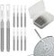 40pcs Shower Head Nozzle Cleaning Brushes, Tiny Brushes Multifunctional Mini Cleaning Tools for Small Hole Shower Head (Gray)...