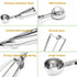 Ice Cream Scoop, 3Pcs Cookie Scoop Set, 18/8 Stainless Steel Cookie Dough Scoop, Cookie Scoops for Baking Set of 3, Ice Cream Scooper with Trigger...