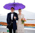 chenwen Pagoda Peak Old-Fashionable Ingenuity Umbrella Parasol Sun Parasol Rain umbrella Bridal Wedding Decoration Umbrellas...