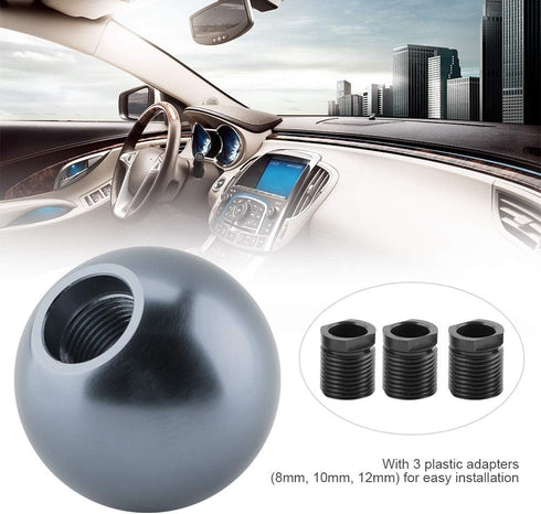 Aramox Gear Shift Knob, Car Universal Manual Knob Gear Shift Head Round Ball Shape ()...