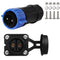 2 Pin 50Amp Trolling Motor Plug Receptacle Set, 12/24/36/48 Volt Marine Boat Power Waterproof IP67 Connector Trolling Boat Plug for Trolling Motor...