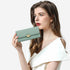 Wallet for Women RFID Blocking PU Leather Leaf Pendant Card Holder Phone Checkbook Organizer Zipper Coin Purse...