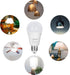 DEWENWILS 3 Way LED Light Bulbs, 40/60/100W Equivalent, 5000K Daylight White, A19 LED Bulbs, E26 Medium Base, 500/1000/1600LM Bright Light Bulbs, ...