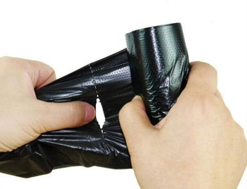 1.2-1.5 Gallon/180pcs Small Wastebasket Trash Bags Black Garbage Bag,Thin Material, Bedroom Office Trash Can Liners...