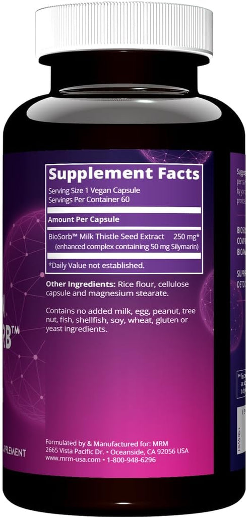 MRM Nutrition Silymarin with Biosorb™ | Highly absorbable | Antioxidant | Gluten-free + vegan | 60 servings...