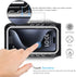 iPhone 16 15 Pro Max & Plus Armband, JEMACHE Gym Workouts Running Phone Arm Band for iPhone 16 15 14 13 12 11 Pro Max/Plus with Airpods Holder (Bl...