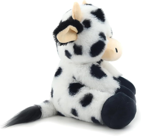 Injoy Group 9”Milk Cow Soft Stuffed Plushie Toys,Cute Cattle Toys Lifelike Stuffed Animal for Children Kids, White and Black...
