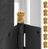 Door Hinge Heads Decorative Topper - Magnetic Hinge Head Dog Set of 6...