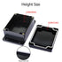 Junction Box IP65 Waterproof Dustproof ABS Plastic Universal Electric Project Enclosure with Fixed Ear Black 4.5x3.5x2.2 inch (2pc)...