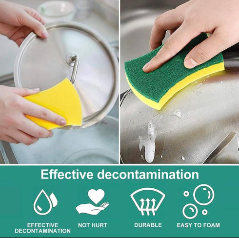 Home and Kitchen Cleaning Sponges, 24pack of Non-Scratch, Durable Disinfectant Scrub Sponge...