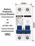 DIHOOL Miniature Circuit Breaker DIN Rail Mount 25 Amp 2 Pole AC 110V Low Voltage disconnect switch...