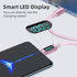 100W Type C Cable 2Pack 5A 6.6FT Type C Charging Cable USB C Cable with LED Display USB C 2.0 Fast Charge Silicone Cable for Google 8 8A 8P 7 7A 7...