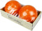 Zest Candle 2-Piece Ball Candles, 4-Inch, Orange...