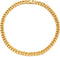 WOWORAMA Two Tone Gold Silver Cuban Link Chain Necklace Choker Unisex Chunky Chain Choker Necklace for Women Men, 18"...