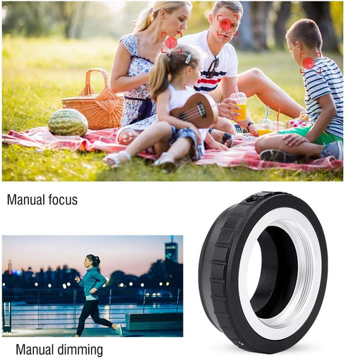 Qiilu Camera Ring, M42-NX M42 Thread Lens NX Mount Camera Len Adapter Ring for Accessory...