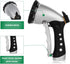 RESTMO Garden Hose Nozzle Sprayer, Heavy Duty Metal Water Hose Nozzle with 10 Different Spray Patterns, High Pressure Hand Sprayer for Watering Pl...