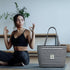 WLLWOO WLLWOO Yoga Bags for Women with Yoga Mats Bags Carrier Carryall Canvas Tote for Pilates Shoulder for Travel Office Beach Workout...