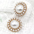 25mm Retro Women Coat Gold Metal Pearl Buttons, for Clothes, Sweaters, Blazer, Suit, Wedding Dress, Handmade DIY Crafts, Sewing Accessories(10pcs ...