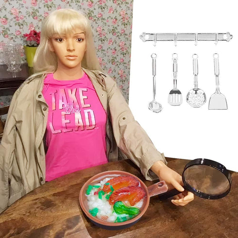 Dollhouse Kitchen Accessories Food 1 12 Scale Kitchenware Miniature Beverage Drinks Bottles Table Decoration Accessories (Cookware)...