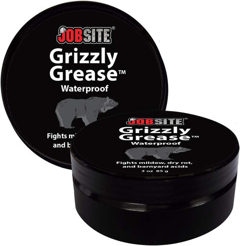 JobSite Grizzly Grease Waterproofing - Leather Protector - 3 oz...