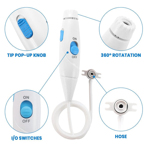 Replacement Hose & Handle Parts for Waterpik Aquarius Water Flosser (WP-660 & WP-670 Series)...