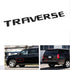 1x OEM Traverse Emblem Nameplate Letters 3D Logo Badge Compatible with Traverse Black 20896270...