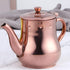 Buyer Star Stainless Steel Tea Pot with Removable Infuser, 17 Oz Pour Over Coffee Kettle for Coffee Shop, Western Restaurant, Bar and Home, Rose G...