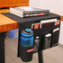 5 Pockets Bedside Caddy, Bedside Storage Organizer for Water Bottles, Magazines, Phone, Glasses (5 Pockets-Black)...