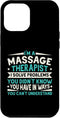 iPhone 14 Plus Massage Therapist Muscle Therapy Relaxation Spa Case...