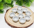 ½" Inch Diameter White Round Ceramic Sauce Bowls Set Of 10 Pieces Tiny Tableware - Miniature Plate Crockery Cutlery Kitchen Utensil Hand Made Pain...
