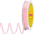 Double Face Pink Satin Thin Ribbon 1/8 inch X 100 Yards Polyester Pink Ribbon for Gift Wrapping Very Suitable for Weddings Party Hair Bow Invitati...