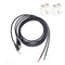 2PCS 20AWG USB Pigtail 2 Wire,2M/6.5FT USB 2.0 Male Plug 2pin Wire DIY Pigtail Cable 5V Bare Wire Cable 5V 5A Black USB Plug Power Cable with 2-Po...