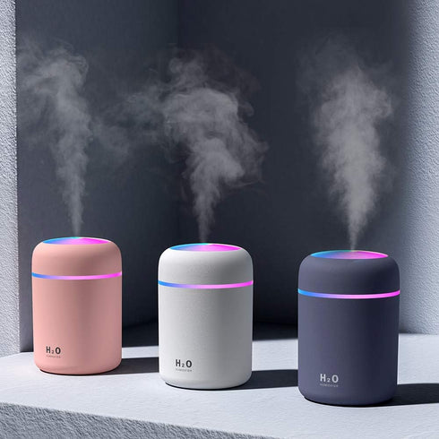 2023NEW Tabletop Humidifier,ultrasonic, portable, 270ml car humidifier, nanometer fine mist, 2-step humidification volume adjustment, USB powered,...
