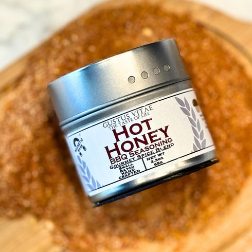 Hot Honey BBQ Seasoning | All Natural | Non GMO | Hand Crafted | 2.3 oz (65 g) | Gourmet Spice Mix | Small Batch | Artisanal Rub | Seasoning Pack ...