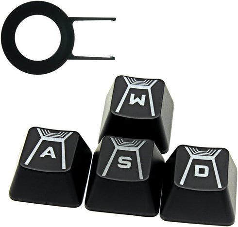 HUYUN W A S D Replacement Key Caps Replacement for Logitech G910 Keyboard Romer-G Switch...