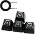 HUYUN W A S D Replacement Key Caps Replacement for Logitech G910 Keyboard Romer-G Switch...