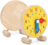 Toddler Teaching Clock, Wooden Clock Toy Numbers Clock Model Toy Time Learning Clock Learning to Tell Time Educational Kindergarten Toy for Childr...