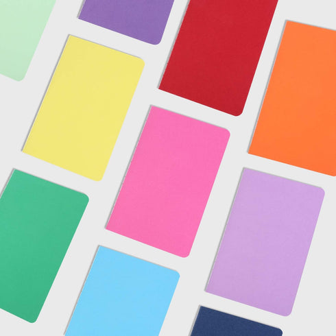 Small Pocket Colorful Notebook Journal Bulk, Blank, Travel Journal Set for Traveler, Kids, Students and Office, Plain Writing Drawing Sketchbook D...