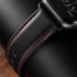 Leather Band Compatible with Apple Watch 10 46mm Ultra2 49mm 45mm 44mm 42mm Mens Women Vintage Leather Strap XL Dressy Black Bands for iWatch Ultr...