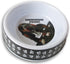 Plastic 2 Cup Capacity Basset Hound and Paw Print Pattern Pet Bowl - 7 x 1.75 Inch...