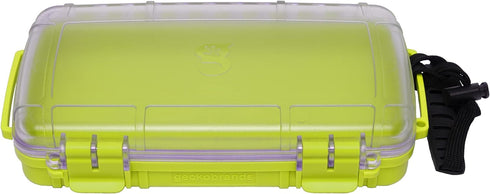 geckobrands Waterproof Dry Box Storage Case, Medium, Neon Green - Watertight & Airtight Dry Box for Phone, Wallet...