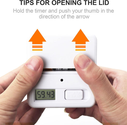 Kitchen Cube Timer, Kids Timer for ADHD Productivity Workout Flip Classroom for StudyTime Countdown Management Settings 15 20 30 60 Mins, White...