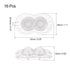 uxcell 16pcs Self Adhesive Mini Caster Wheels Universal Wheel 360° Rotation Nylon Sticky Swivel Pulley for Kitchen Small Appliances Storage Boxes ...