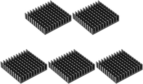 uxcell Electronic Radiators Heatsink for MOS GPU IC Chip Black 45 x 45 x 10 mm 5pcs...