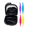 Oral Care Disassembly Kit/7pcs Including 1 Retainer Case with Mirror and Vent Holes | 1 Aligner Remover Tool | 4 Elastic Rubber Bands Placers | 1 ...