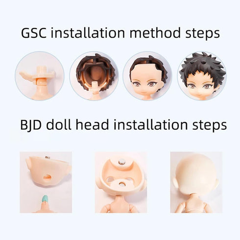 YMY OB11 Doll Body Normal Size GSC BJD Doll Body Joint Movable Doll Model Action Figure ?Milky White-9.6cm?...