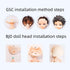 YMY OB11 Doll Body GSC BJD Doll Body Extended Size Joint Movable Doll Model Action Figure ?Super White-11cm-No Stand?...